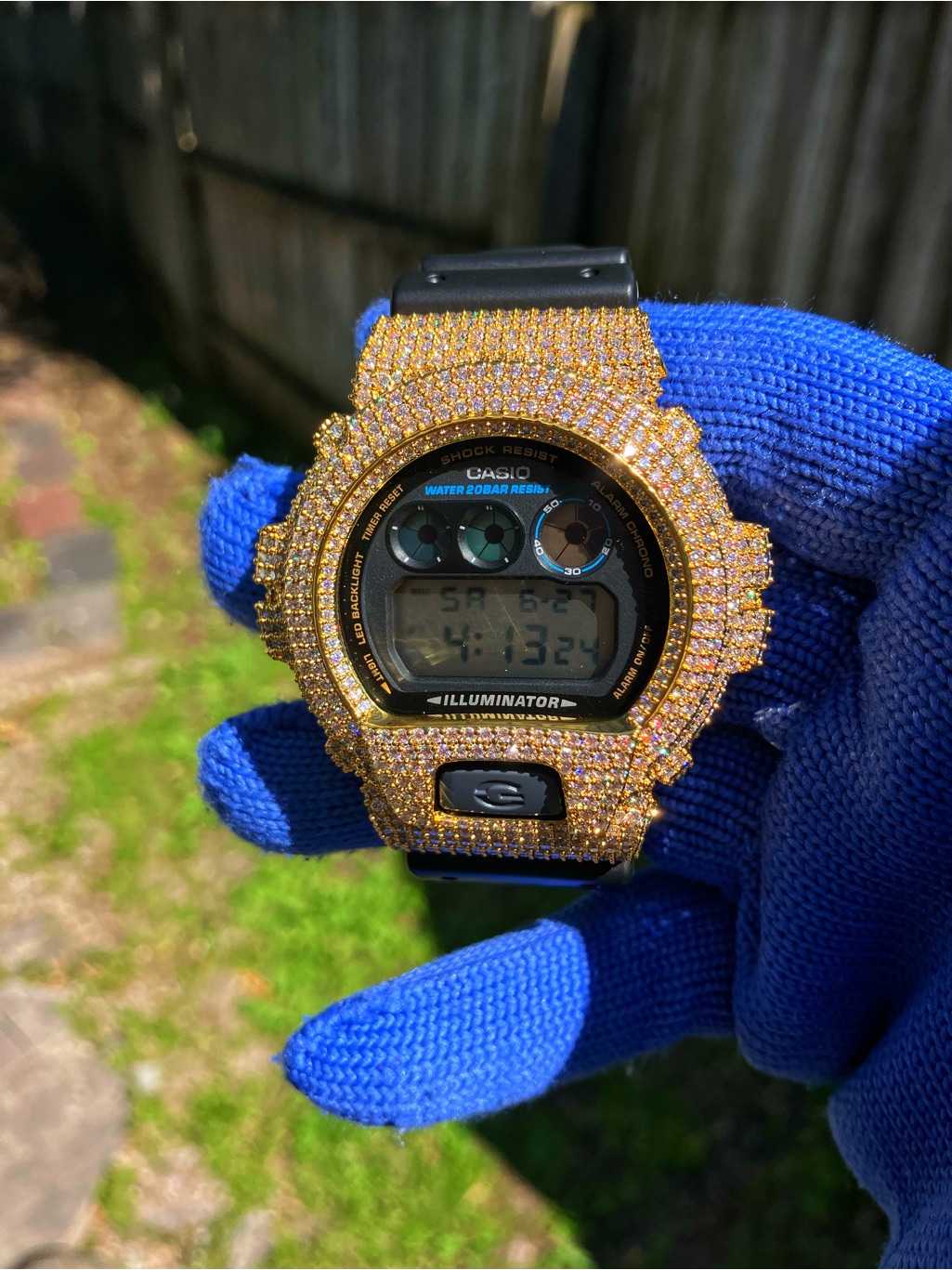Bussdown Moissanite Custom G Shock Black Style Color-Way